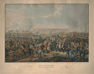Po bitvě národů: Kníže Schwarzenberg přináší 18. října 1813 zprávu o vítězství od Johann Lorenz Rugendas the Younger