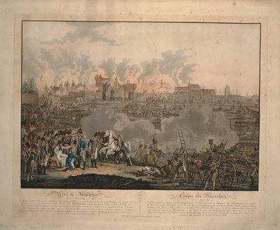 Bitva u Ratisbonu dne 23. dubna 1809 od Johann Lorenz Rugendas the Younger