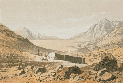 Údolí Bostan. Lept od Bernatze et alii - Steinkopk J. F. Editore od Johann Martin Bernatz