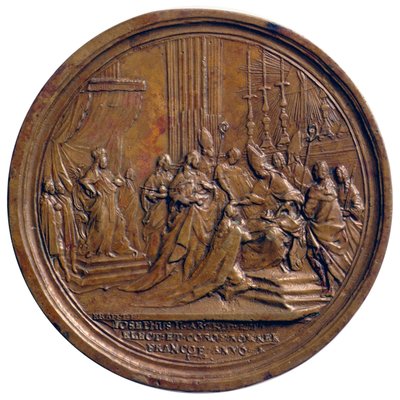 Korunovace Josefa II. římskoněmeckým králem ve Frankfurtu nad Mohanem v roce 1764 od Johann Martin Krafft