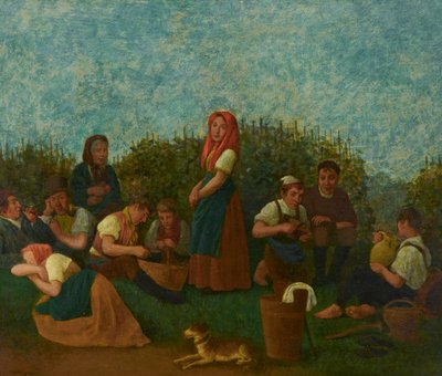 Odpočinek na vinici (rodina Schreiberů) od Johann Michael Neder