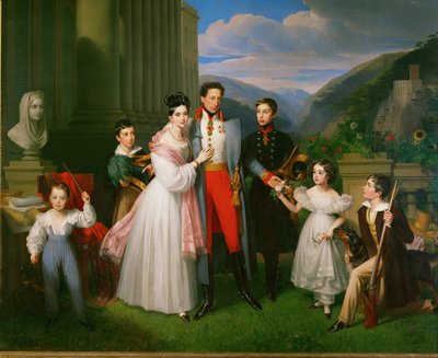 Arcivévoda Karel, vrchní velitel císařských vojsk během napoleonských válek ... od Johann Nepomuk Ender