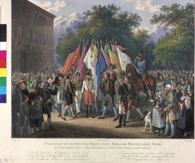 Dědičná pocta v Tyrolsku 1816 od Johann Nepomuk Hoechle