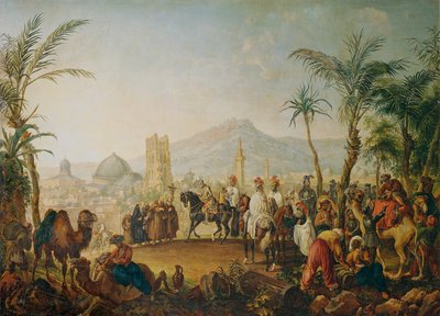 Crusaders (Godfrey z Bouillonu) od Johann Nepomuk Höchle