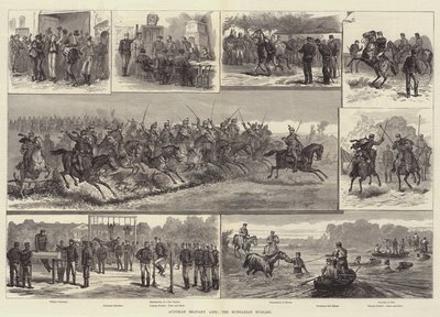 Rakouský vojenský život, uherští husaři od Johann Nepomuk Schonberg