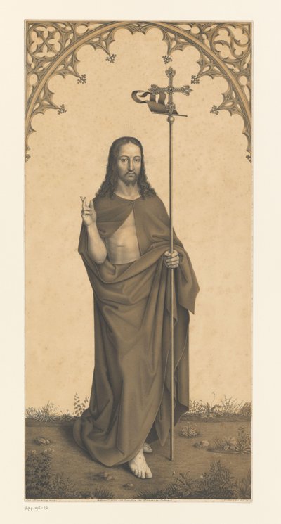 Kristus s holí Díla ze sbírky bratří Boisserée (název série) Galerie des Frères Boisserée (název série) od Johann Nepomuk Strixner