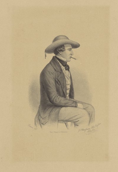 Portrét Jean Henri de Laat de Kanter od Johann Peter Berghaus