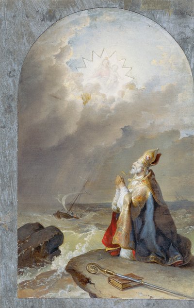 Tam svatý Spyridon od Johann Peter Krafft