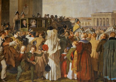 Cesta císaře Františka I. po těžké nemoci ... od Johann Peter Krafft