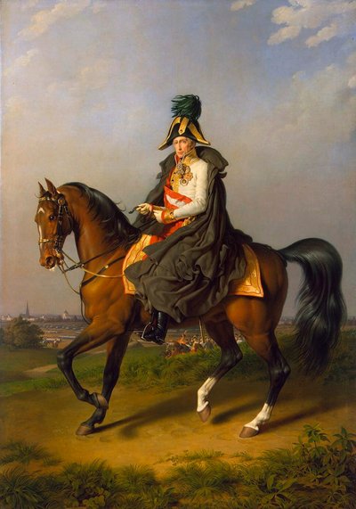 Jezdecký portrét císaře Svaté říše římské Františka II., 1768-1835, 1832. od Johann Peter Krafft