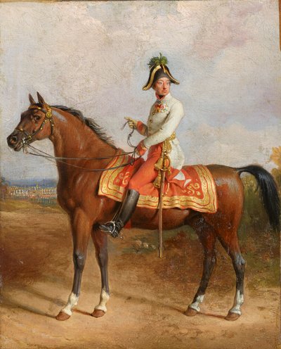 Arcivévoda Carl na koni od Johann Peter Krafft