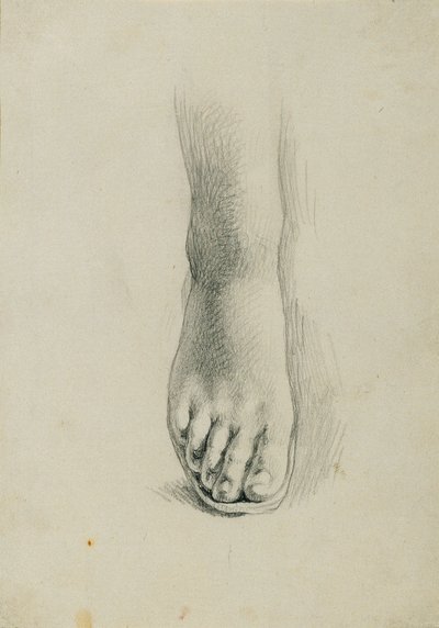 Studie nohou pro "Arindal a Daura" od Johann Peter Krafft
