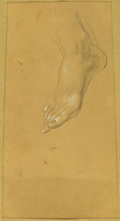 Studium nohou pro "Rüdiger a Angelika" od Johann Peter Krafft