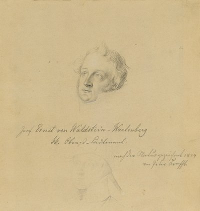 hrabě Ernst z Waldstein-Wartenbergu od Johann Peter Krafft