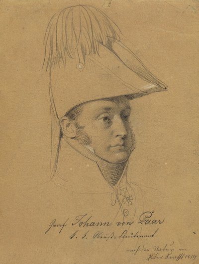 hrabě Johann von Paar od Johann Peter Krafft