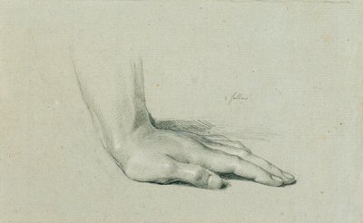 Ruční studie pro "Arindal a Daura" od Johann Peter Krafft