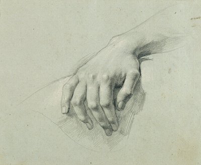 Ruční studie pro "Arindal a Daura" od Johann Peter Krafft