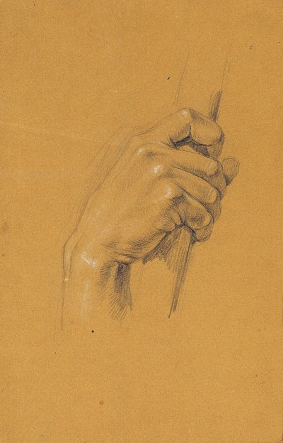 Ruční studie pro "Ossian a Malvina" od Johann Peter Krafft