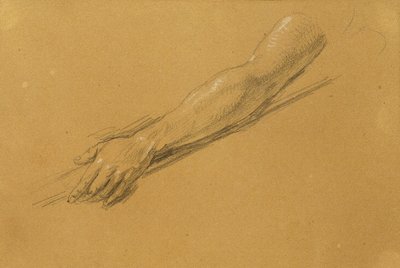 Ruční studie pro "Scénu z tyrolského boje za svobodu" od Johann Peter Krafft