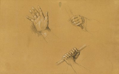 Ruční studie pro "Scénu z tyrolského boje za svobodu" od Johann Peter Krafft