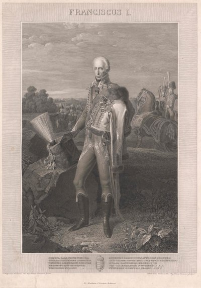 Císař Svaté říše římské František II (rytina) od Johann Peter Krafft