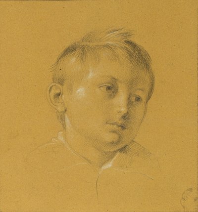 hlava chlapce od Johann Peter Krafft