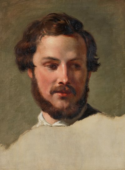 hlava mladého muže od Johann Peter Krafft