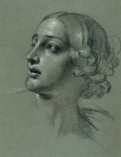 Hlavní studium pro "Arindal a Daura" od Johann Peter Krafft