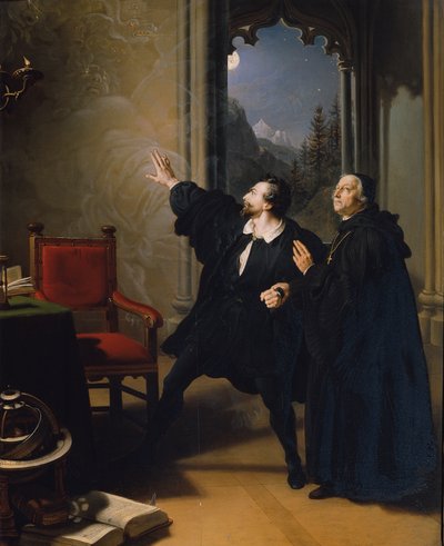 Manfredova hodina smrti od Johann Peter Krafft