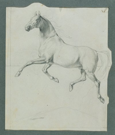 Studium koní pro "Rüdiger a Angelika" od Johann Peter Krafft