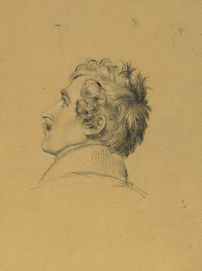 Portrétní studie pro "Vchod po míru v Paříži" od Johann Peter Krafft