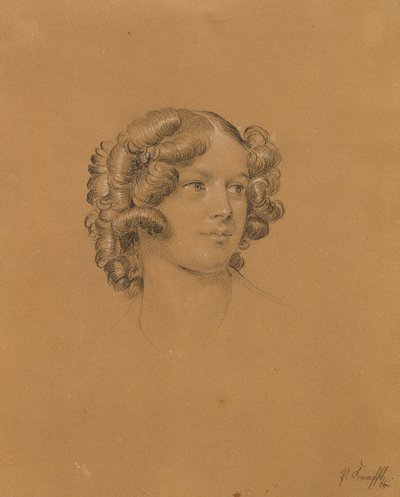 Portrétní studie pro "Vchod po míru v Paříži" od Johann Peter Krafft