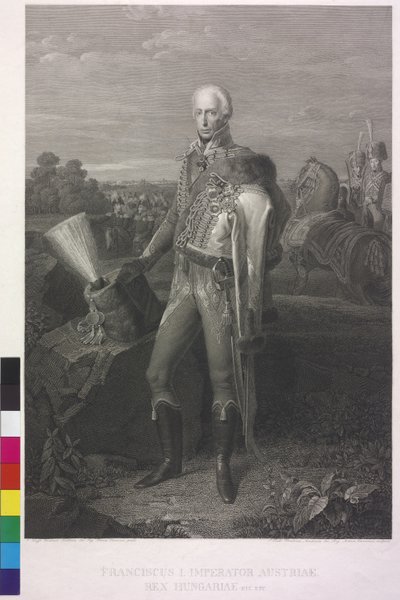 Římskoněmecký císař František II (rytina) od Johann Peter Krafft