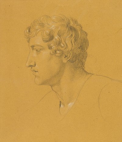 Studie hlavy od Johann Peter Krafft