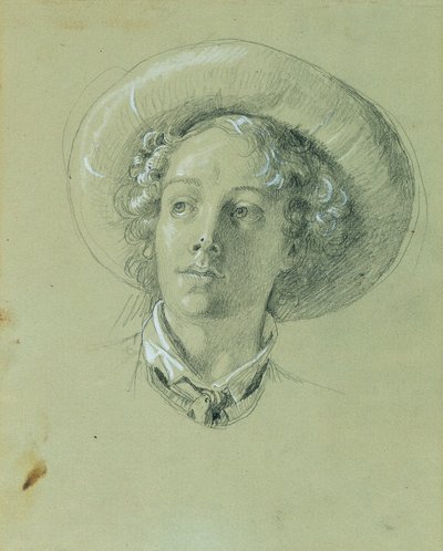 Studie na "Hermann a Dorothea na vinici" od Johann Peter Krafft