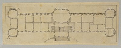 Studie pro Horní Belvedere od Johann Peter Krafft
