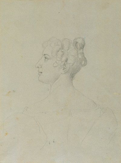 Studie ženského portrétu od Johann Peter Krafft