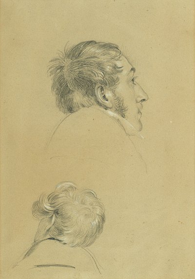 Dvě hlavní studie pro „Návrat císaře Františka z Pressburgu“ od Johann Peter Krafft