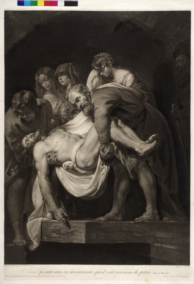 Christi Pohřeb od Johann Peter Pichler