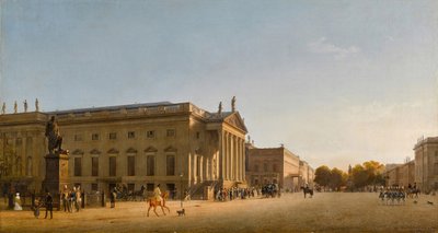 Královská opera, Unter Den Linden, 1845. od Johann Philipp Eduard Gaertner