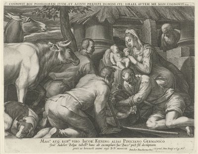 Klanění pastýřů od Johann Sadeler (I)