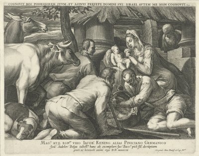 Klanění pastýřů od Johann Sadeler (I)