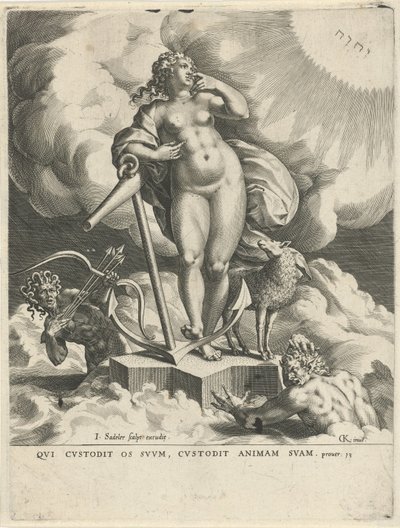 Alegorie naděje od Johann Sadeler (I)