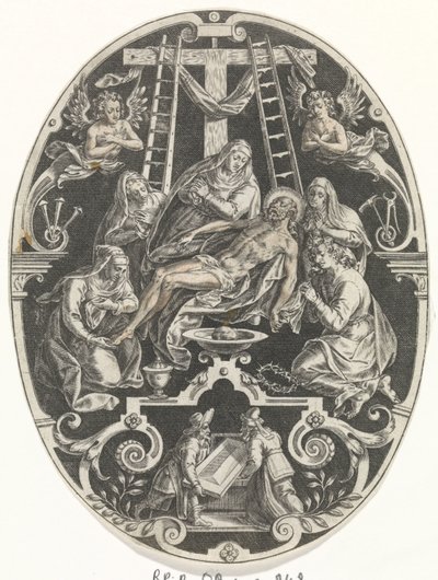 Bewening van Christus Passie van Christus (název série) Umučení Krista, naše vykoupení (název série) od Johann Sadeler (I)