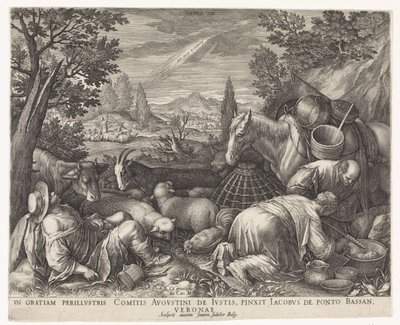 Povolání Abrahama od Johann Sadeler (I)