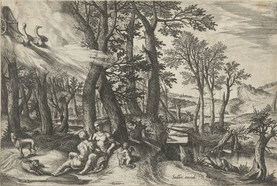 Venuše a Adonis od Johann Sadeler (I)