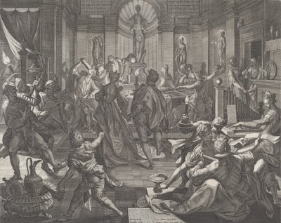 Dům potěšení, 1588. od Johann Sadeler I