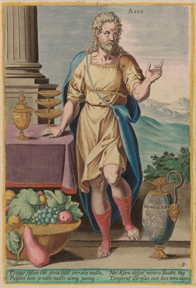Aser, c. 1585. od Johann Sadeler I
