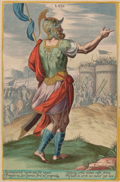 Levi, c. 1585. od Johann Sadeler I