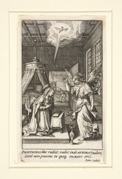 Zvěstování od Johann Sadeler I